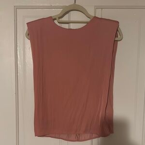 Elegant Pink Sleeveless Top